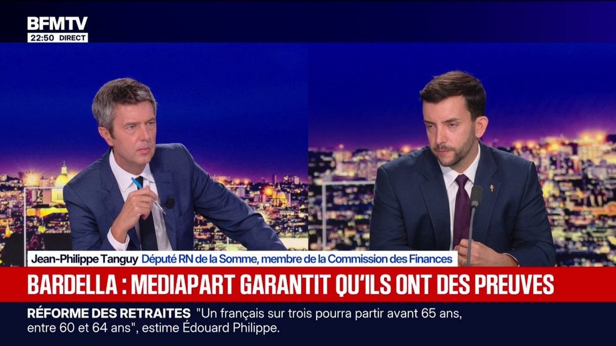 Écrits antisémites attribués à Jordan Bardella: "Je ne crois pas une seconde à ces accusations", assure Jean-Philippe T…