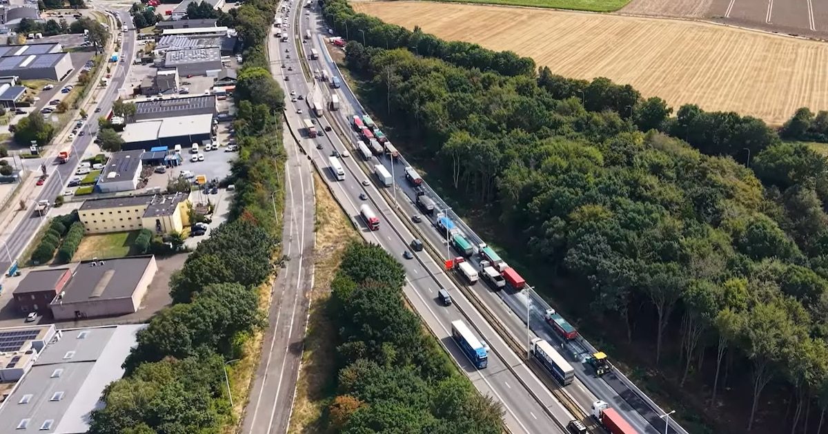 Vottem : l’autoroute E40 libérée dans le sens Herstal vers Aix-la-Chapelle