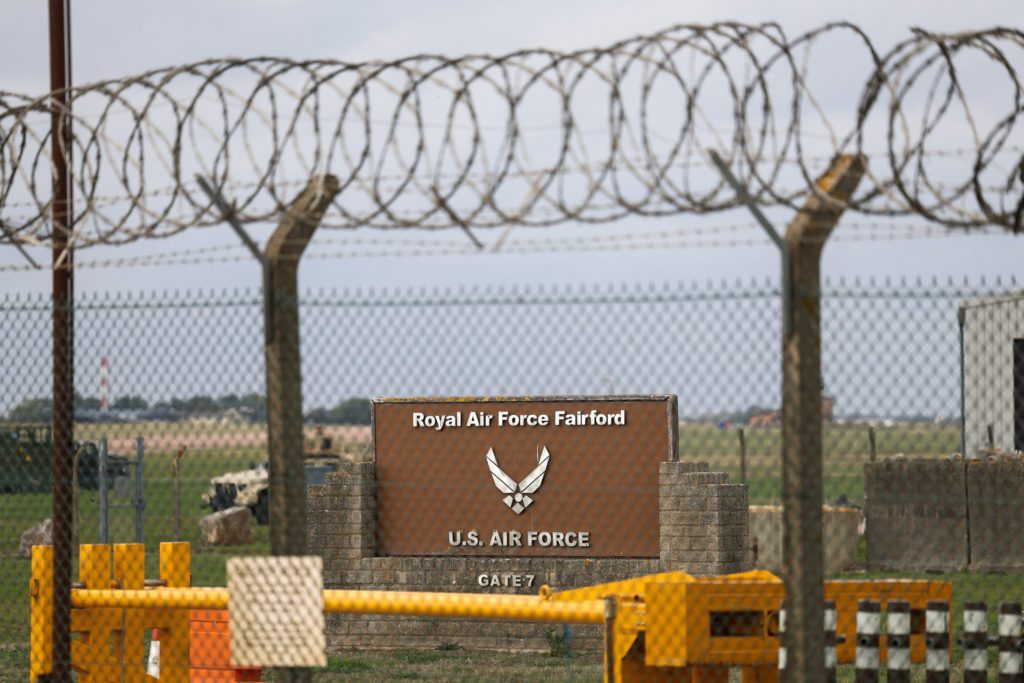 British police find no explosives in vans linked to 5 men detained near U.S.-run military base
