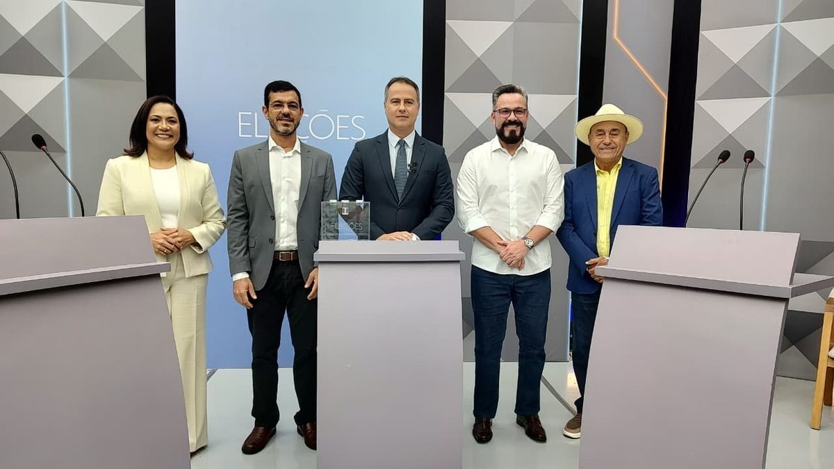 Candidatos ao Governo do Acre participam de debate da Rede Amazônica