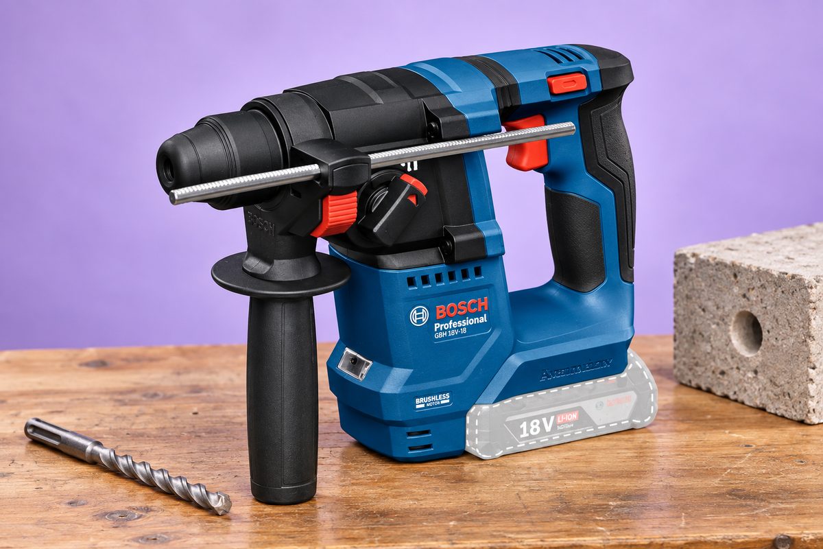Bosch GBH 18V-18 a 134,31€, il minimo storico per forare il calcestruzzo