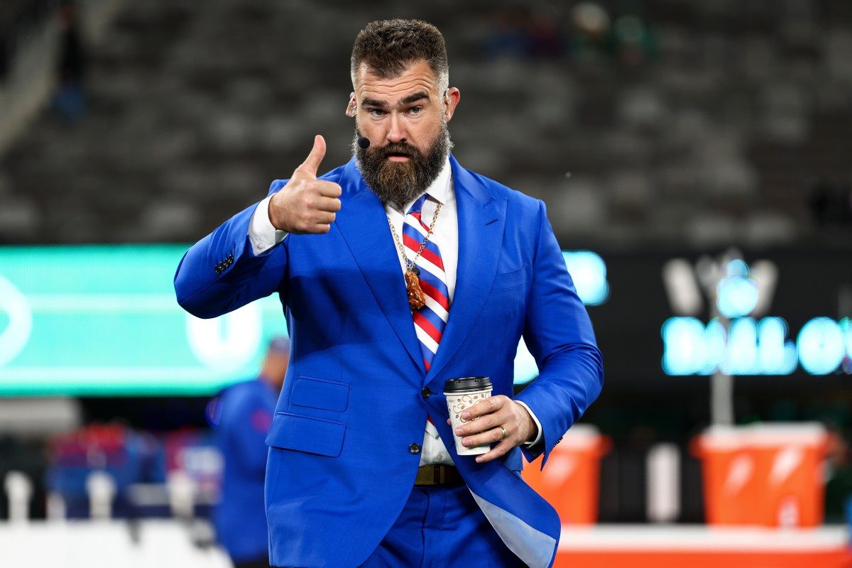 Jason Kelce Apologized to Bears Fans After 'MNF' Broadcasting Mistake