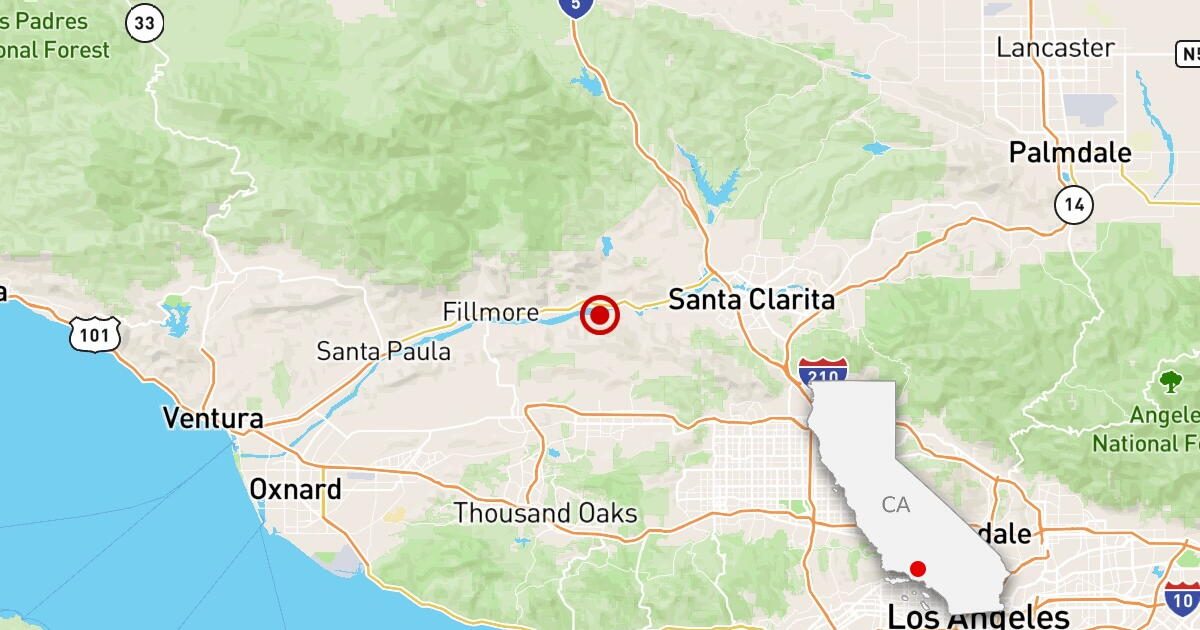 Magnitude 3.8 earthquake rumbles parts of Ventura and L.A. counties