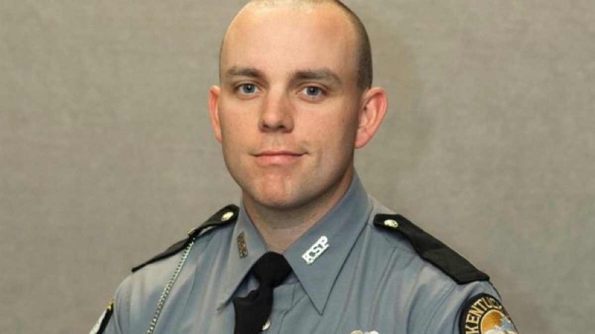 Man charged in the fatal shooting of Kentucky state trooper was wanted on a parole violation