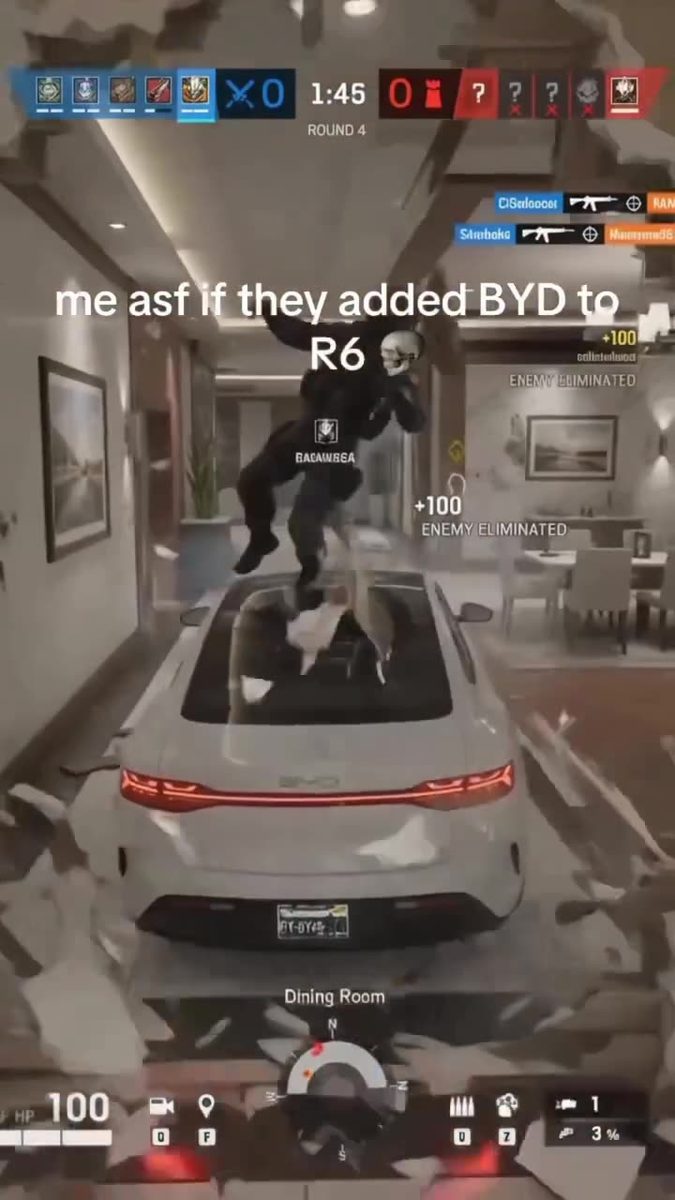 We got BYD in R6 before GTA 6 😂