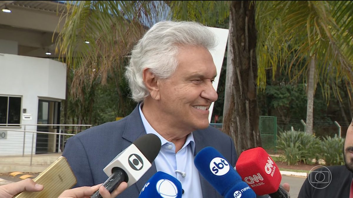 Ronaldo Caiado, candidato do PSD à Presidência, faz campanha em Campinas, no interior de São Paulo