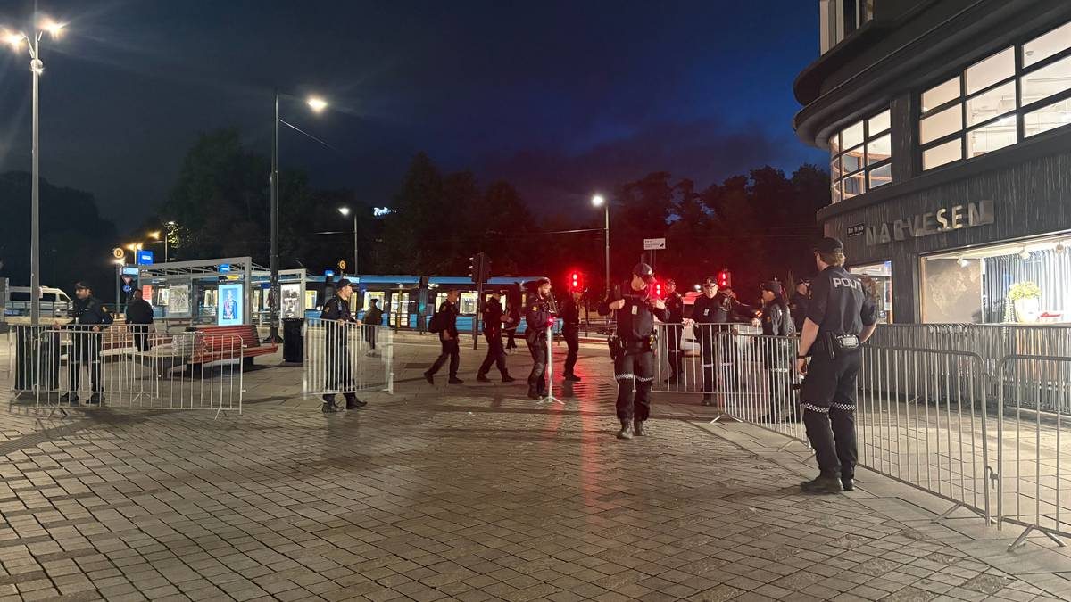 Oslo sentrum sperret av