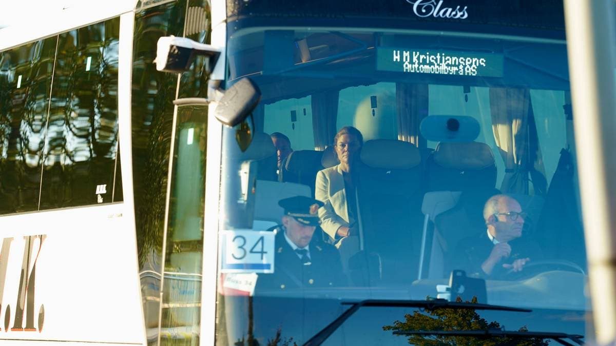 Den svenske kongefamilien på vei mot Oslo