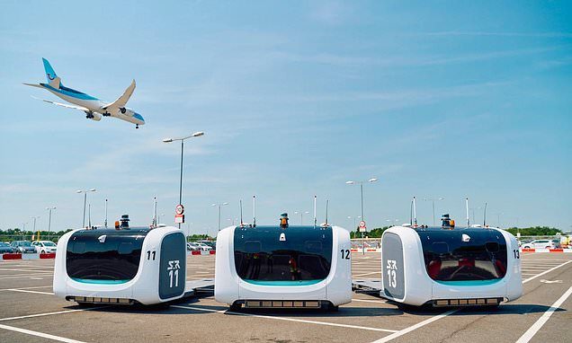 The robot valet! Gatwick becomes first UK airport to unveil robotic parking with passengers able to drop off and pick u…