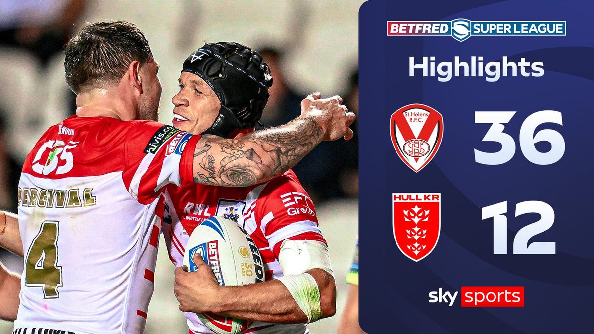 St Helens beat Hull KR as Lomax and Percival bow out in style