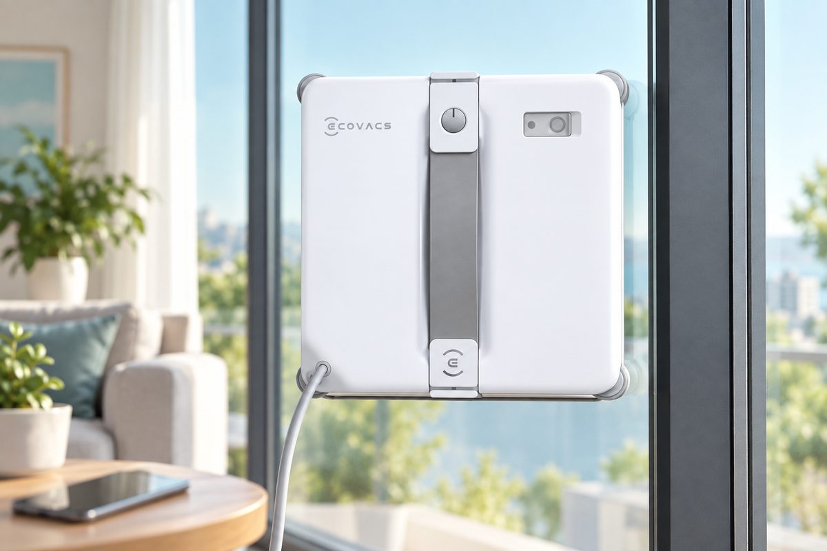 50€ in meno su ECOVACS WINBOT Mini 2, il robot che pulisce fino ai bordi