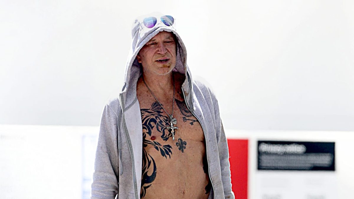 Filmstar ganz unglamourös - Mickey Rourke, bist du’s?