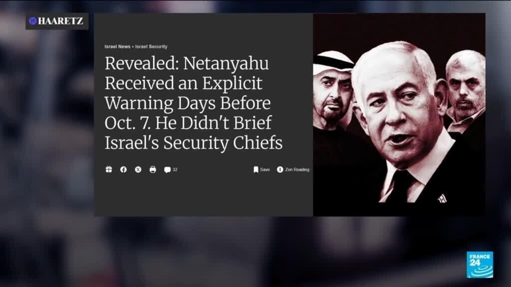 Netanyahu était au courant des attaques du 7-Octobre, révèle Haaretz