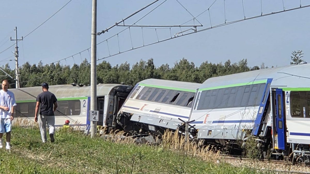 Wykolejenie pociągu Intercity na Mazowszu. Trwa akcja służb