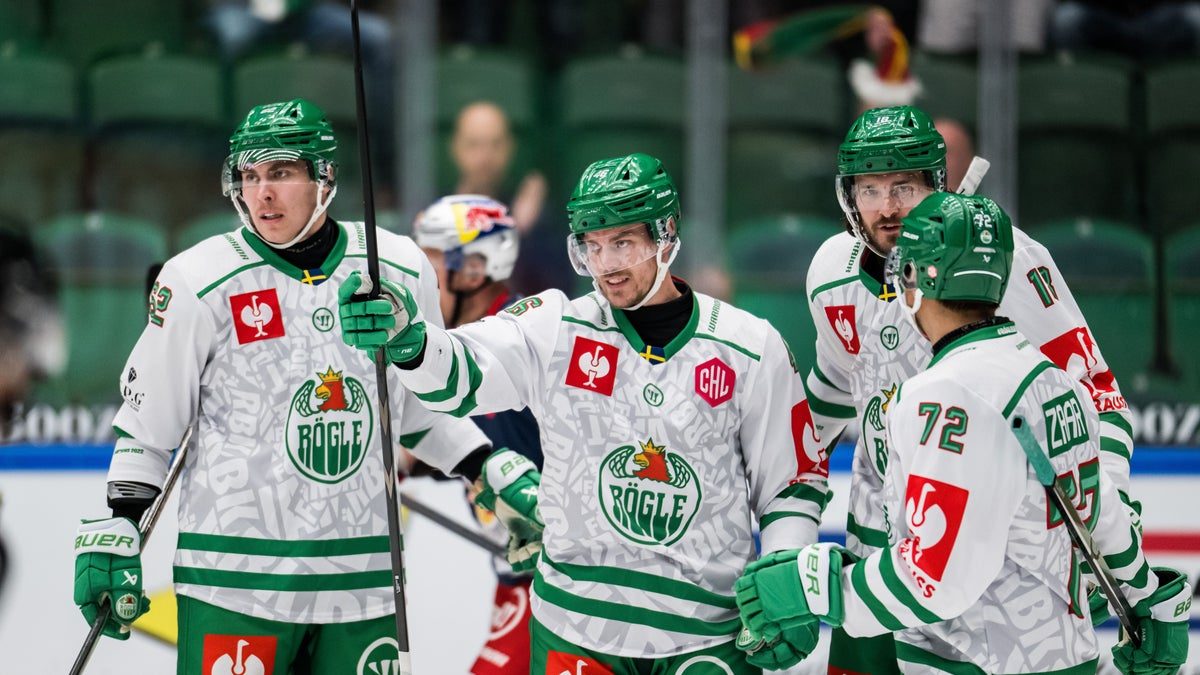 Islossning för Rögle – klar seger mot Salzburg