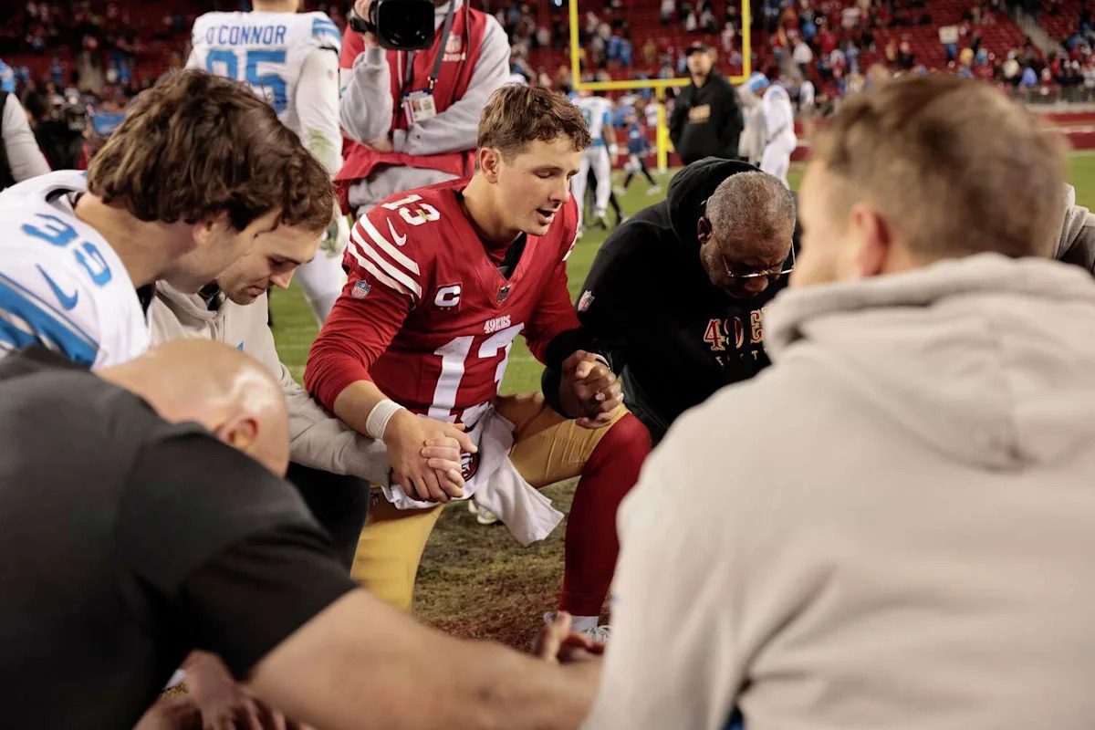 Walking in faith, slinging f-bombs, Brock Purdy redefines leadership for 49ers