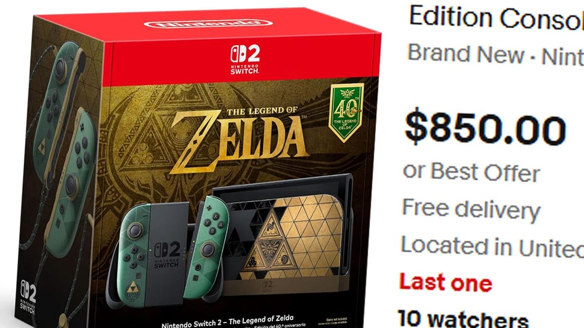 The Legend of Zelda 40th Anniversary Switch 2 Console and Accessories Sold Out in Minutes