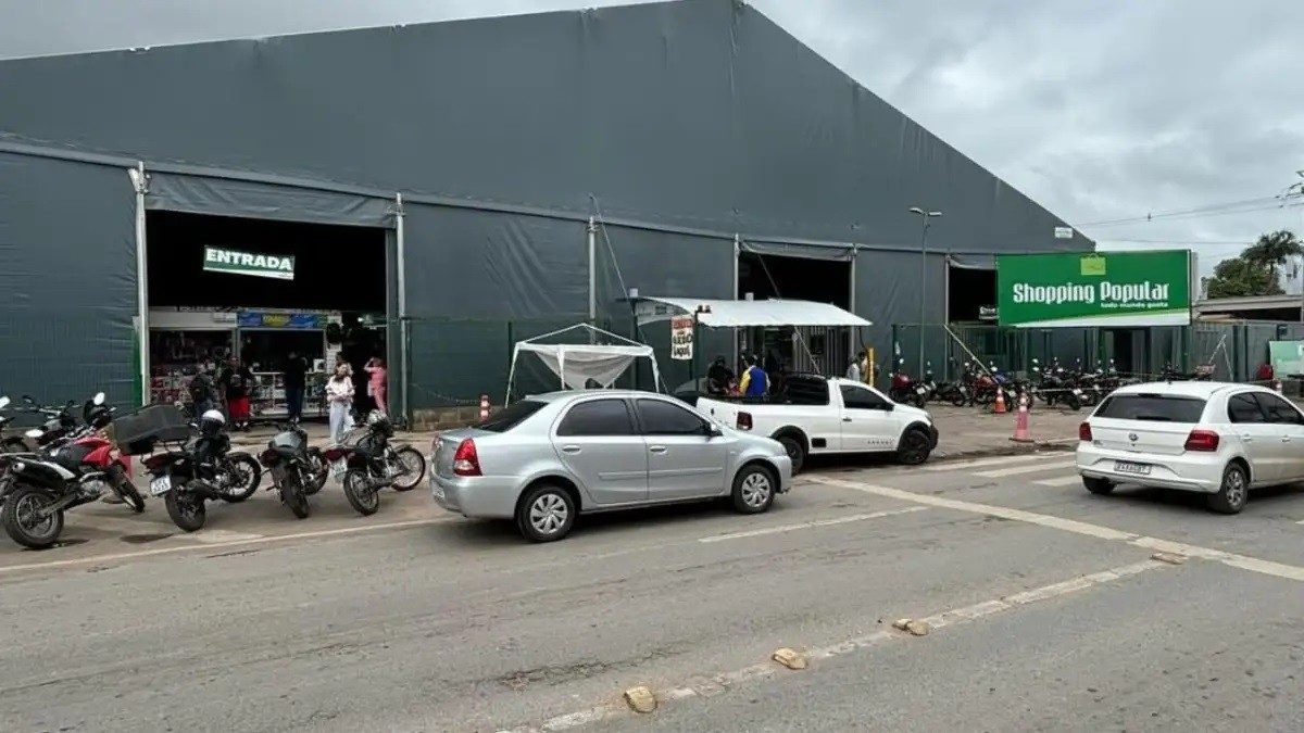 Contrato de R$ 15 milhões prevê financiamento de reconstrução do Shopping Popular de Cuiabá