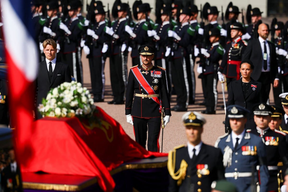 El funeral del rey Harald de Noruega, en imágenes