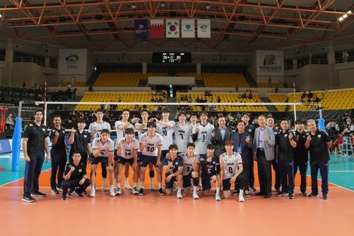 남자배구대표팀, 10일 중국과 아시아선수권대회 8강(종합)