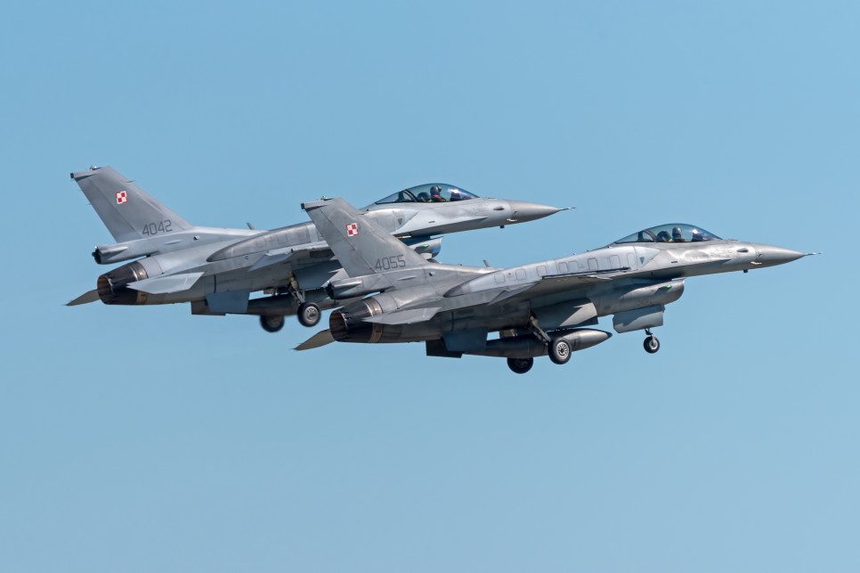 Polskie F-16 w ośmiogodzinnej misji nad Morzem Czarnym