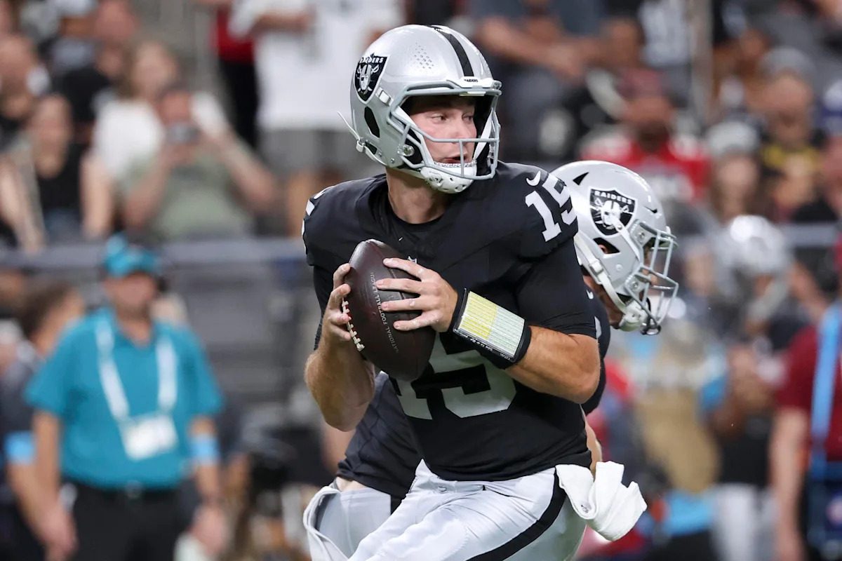 Fernando Mendoza ahead of Aidan O’Connell on Week 1 unofficial depth chart