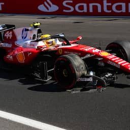 Live F1 | Hamilton rijdt door met kapotte Ferrari en zorgt voor troep op Madring