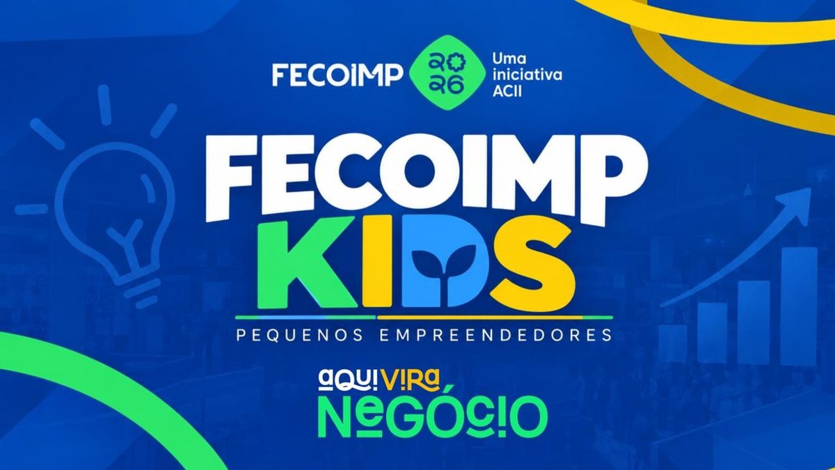 Fecoimp Kids aproxima crianças do empreendedorismo durante a feira
