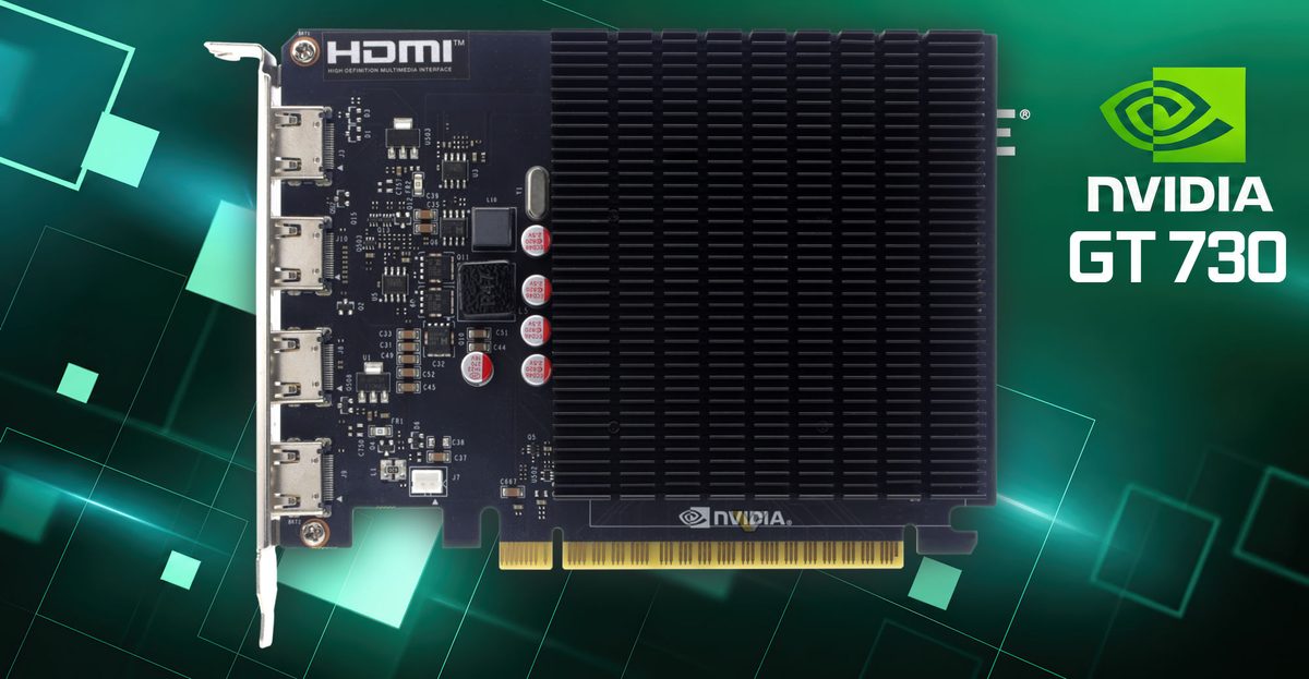 Biostar relance la GeForce GT 730 : une carte graphique Nvidia Kepler vieille de 12 ans refait surface