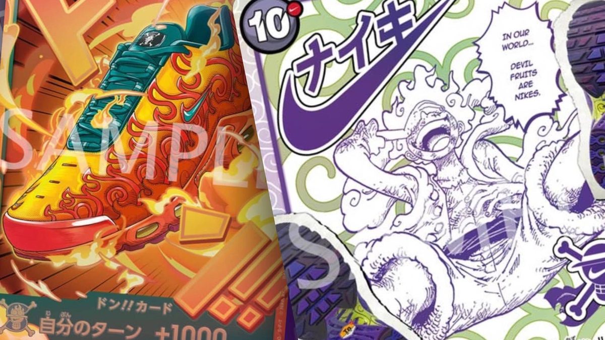 Nike x One Piece: solo chi acquista le nuove scarpe ottiene le 4 carte esclusive