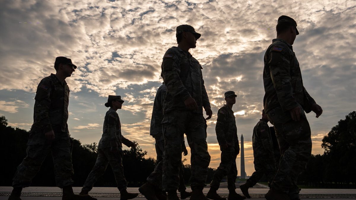 National Guard member arrested after drawing gun on fellow soldier in D.C.