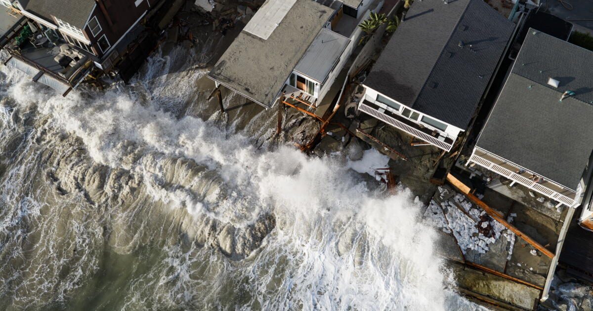 'The whole beach is gone': Big waves, flooding bring destruction to SoCal coast. It's a warning
