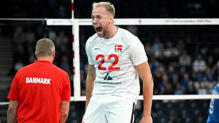 Velspillende danske volleyherrer tager første sejr ved EM