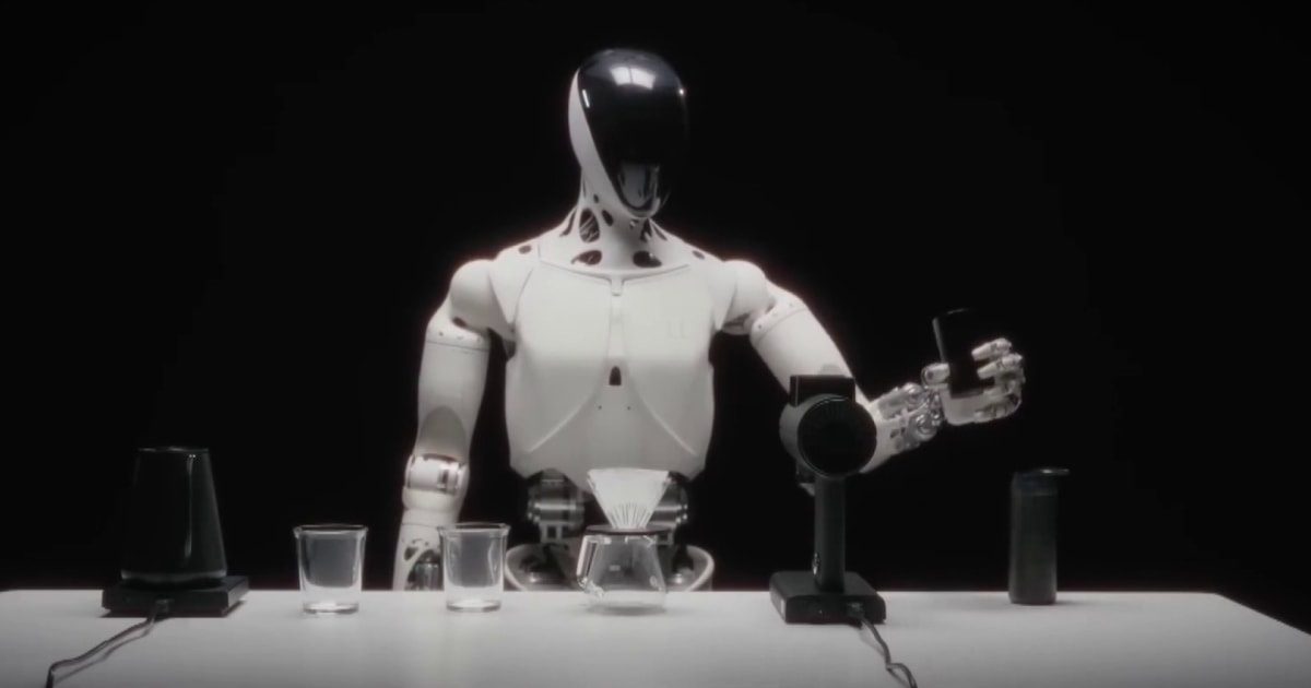 Chinese company releases video of humanoid robot walking off assembly line on its own