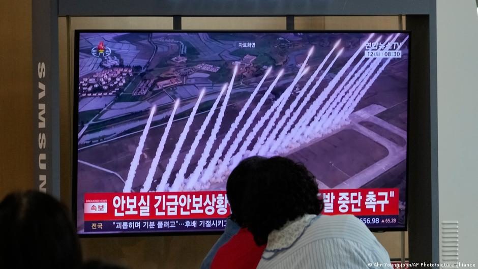 North Korea fires multiple ballistic missiles day after trilateral drills end