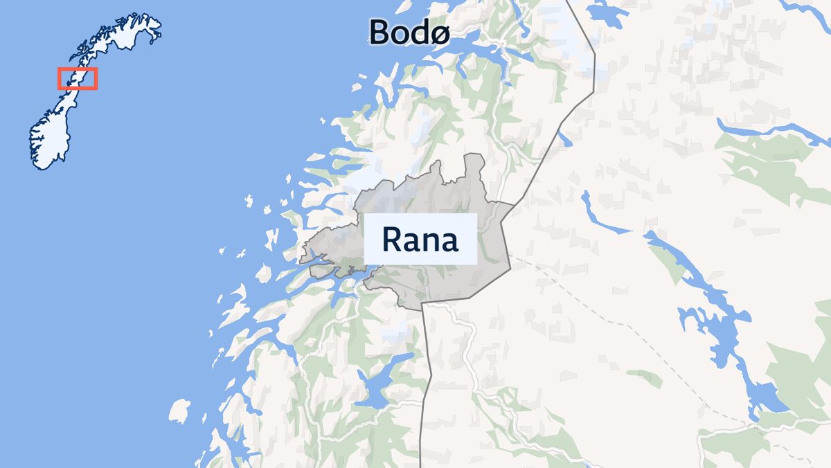 To biler har kollidert i Rana