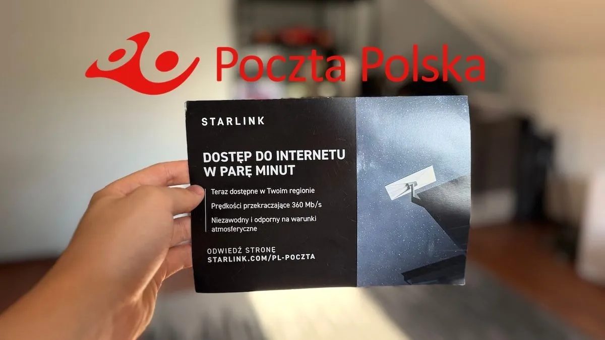 Listonosz przyniósł mi ulotkę Starlinka. Co tu się stało?