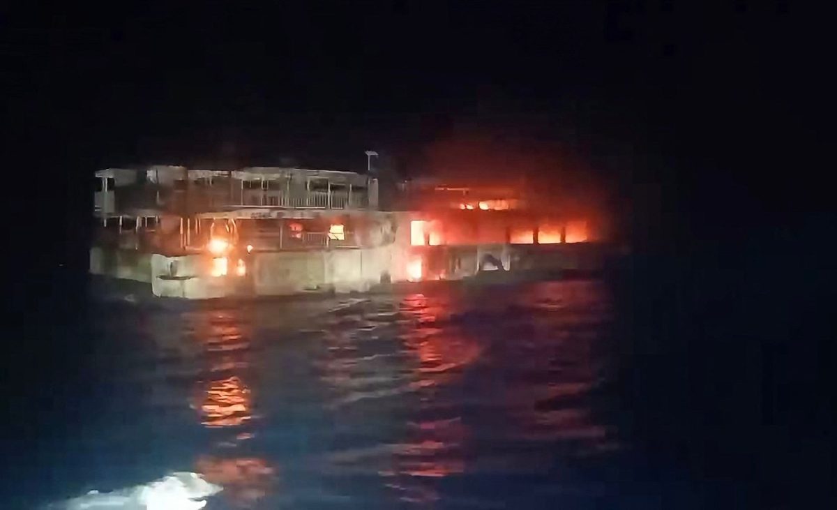 Five dead, dozens missing in Philippines ferry fire