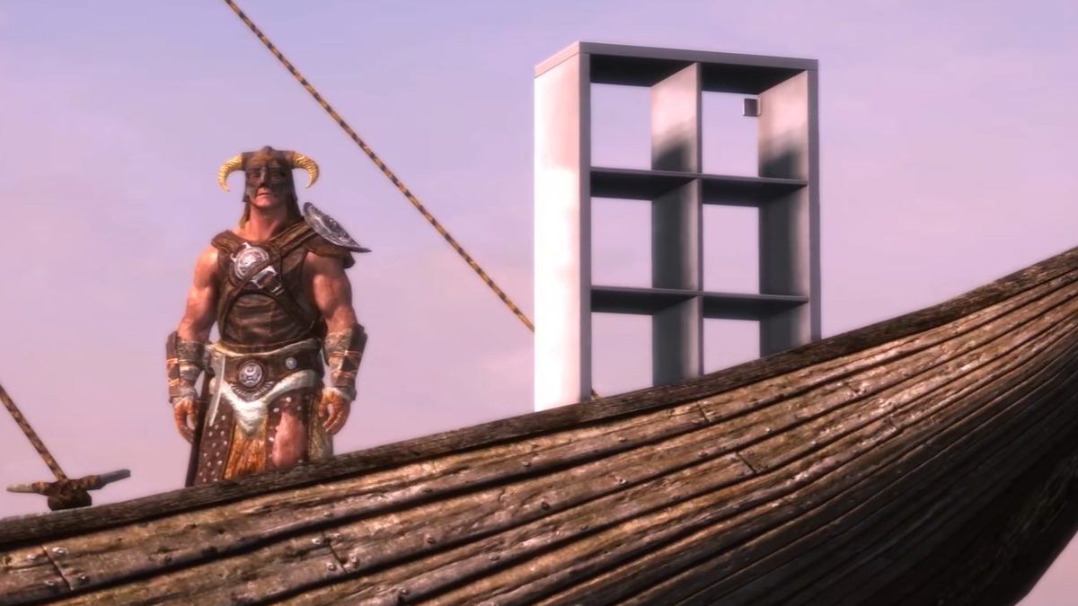 Ikea made a Skyrim mod starring Matt Berry as a sentient shelf named Kallax Storageborn