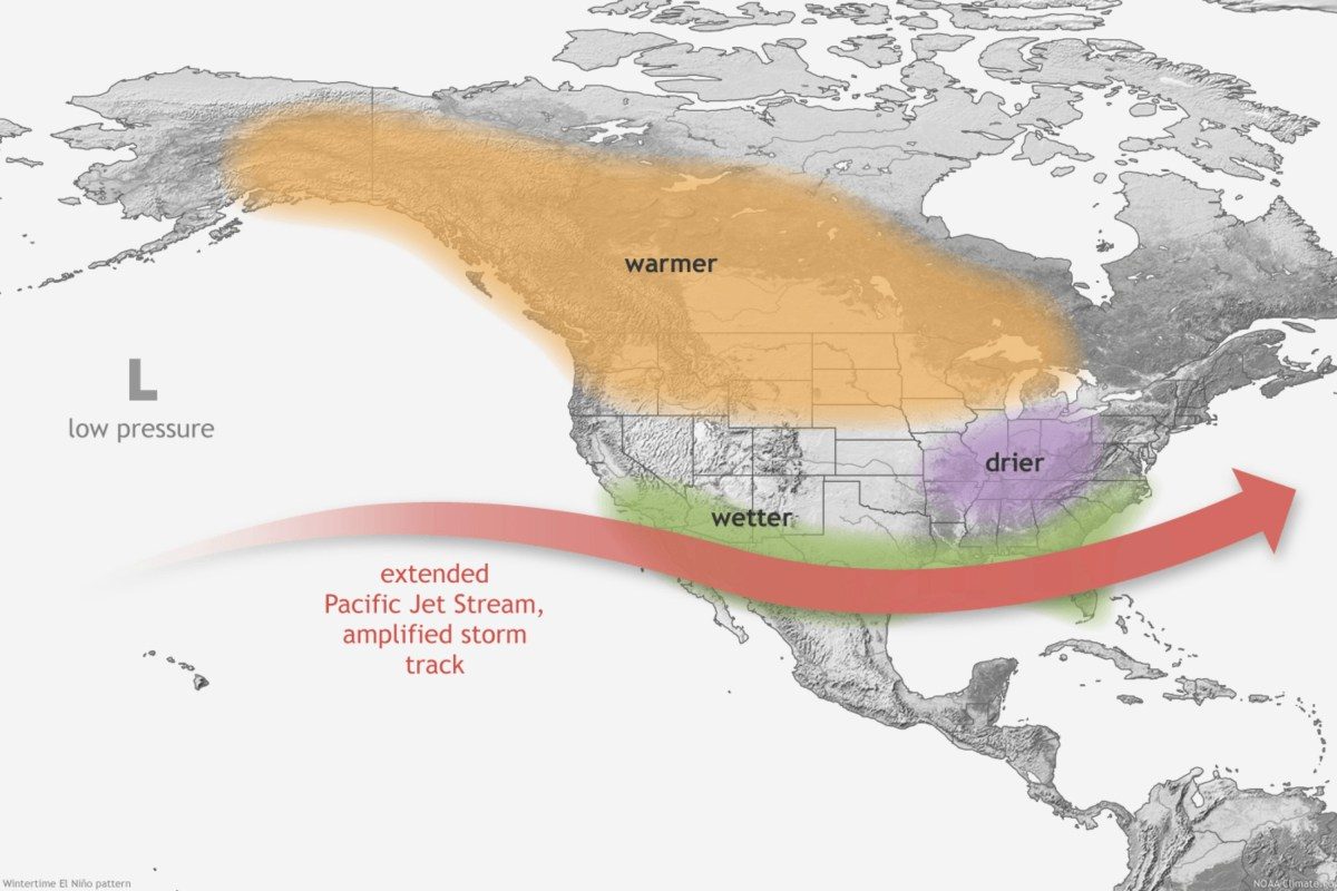 El Niño Map Shows Cities Facing Biggest Winter Weather Change