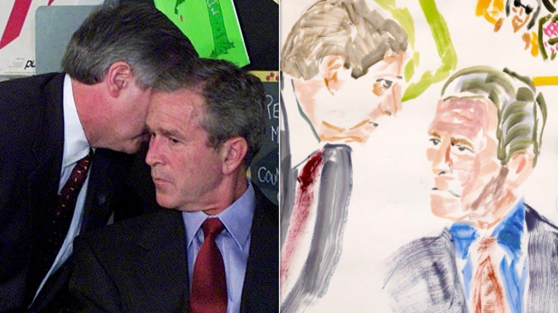 George W. Bush Painted His Own Version Of THAT 9/11 Photo