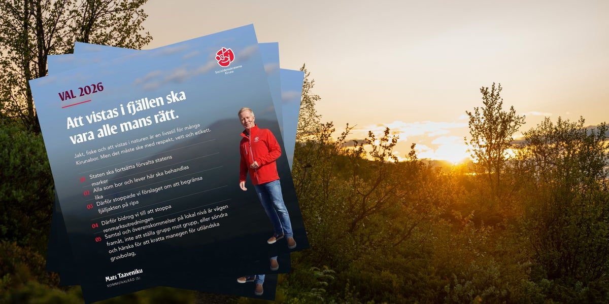 Pounus kampanj om jakt tvingade S till ny valaffisch