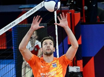 Nederlandse volleyballers ook onderuit tegen Denemarken op EK