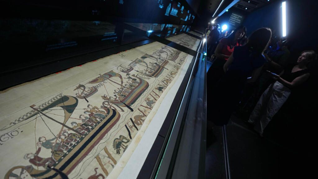 À Londres, l'exposition de la Tapisserie de Bayeux ouvre ses portes au public