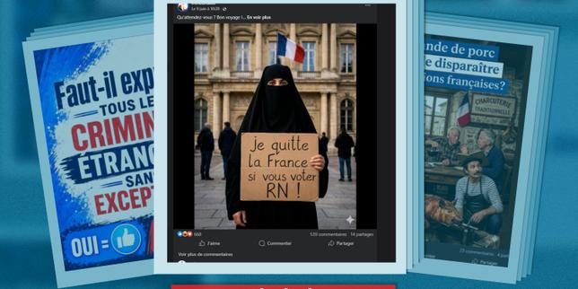 Sur Facebook, le business lucratif des contenus réactionnaires générés par IA