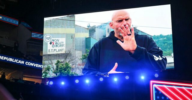 ‘I’m a Common-Sense Democrat’: Fetterman Makes Surprise Appearance at GOP Convention