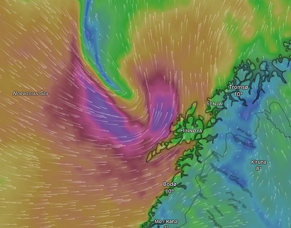 Farevarsel Nordland og Troms