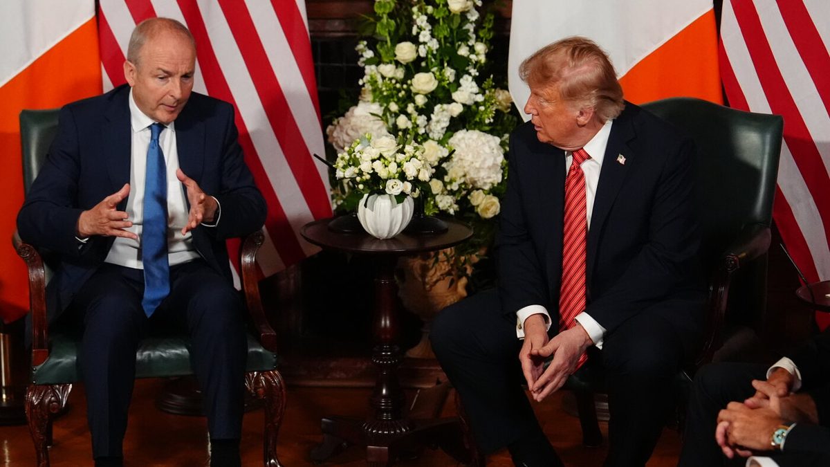 Trump meets Ireland's leaders before heading to his golf club in Doonbeg