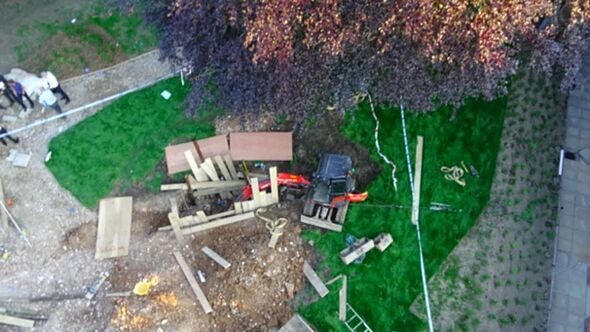 Horror in Surrey as workman buried alive as trench collapses crushing him with soil