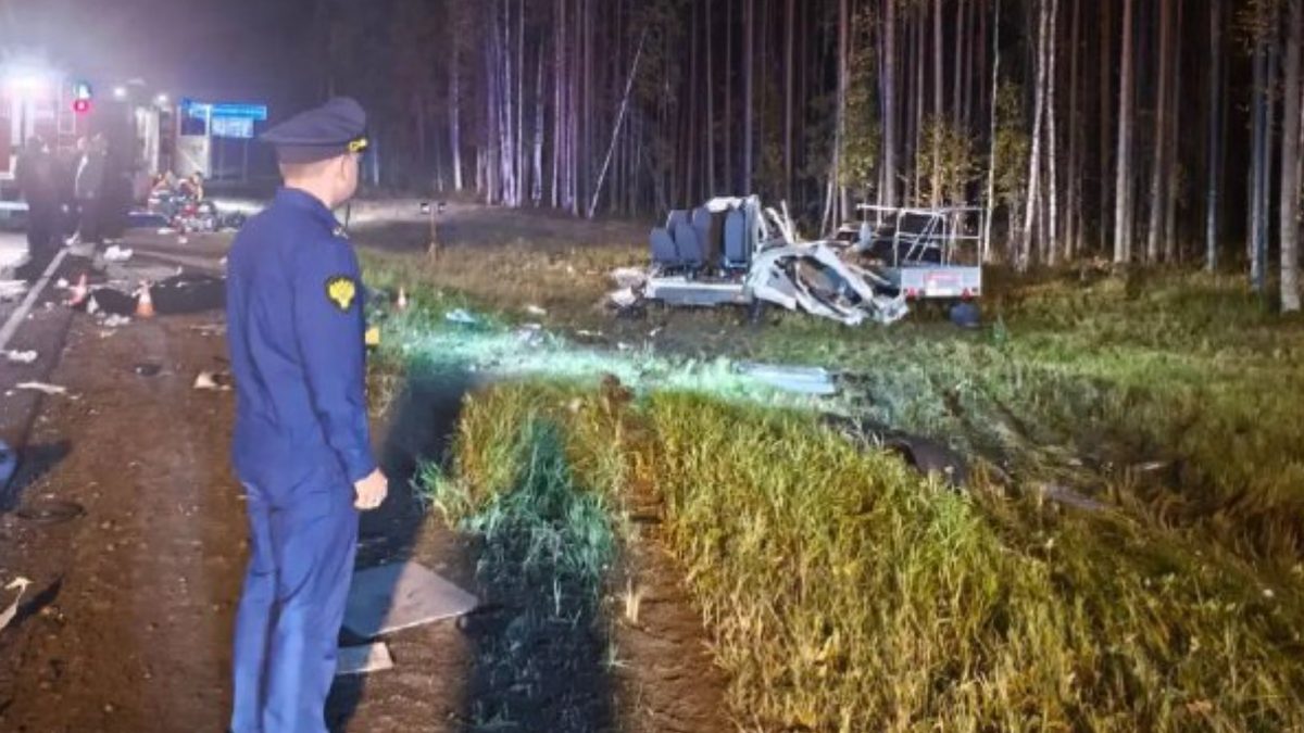 Tragiczny wypadek w Rosji. Nie żyje 13 osób, wśród ofiar dzieci